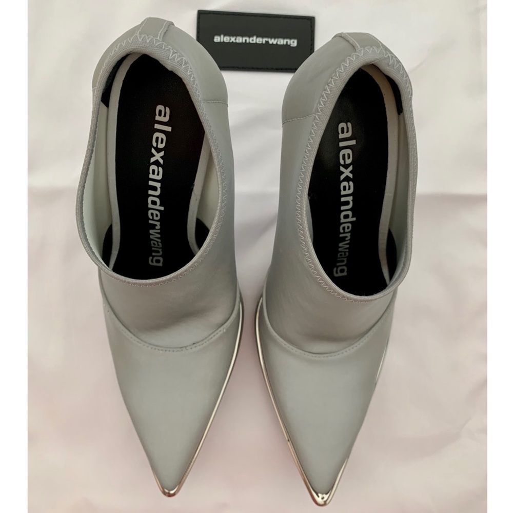 Alexander Wang Cara Halo Booties size 37 in Silver